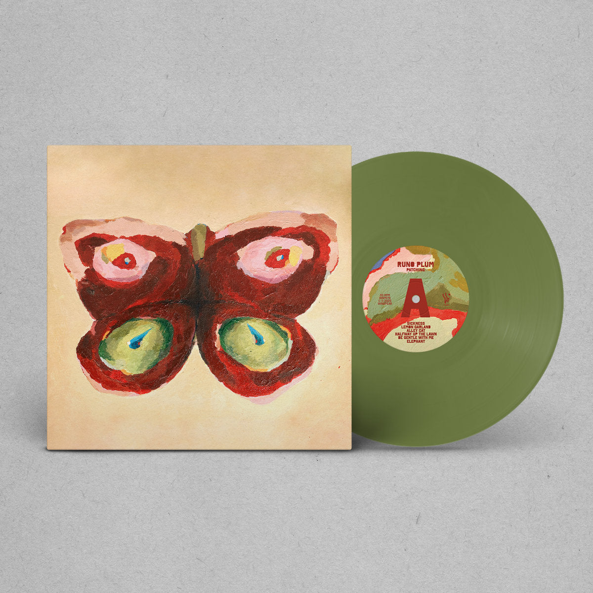 Runo Plum - Patching (Olive Green Vinyl LP)