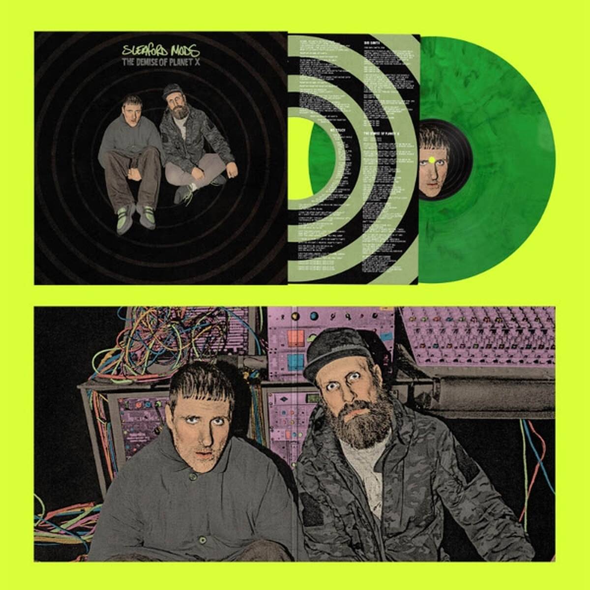 Sleaford Mods - The Demise Of Planet X (Neon Green Marble Vinyl LP)