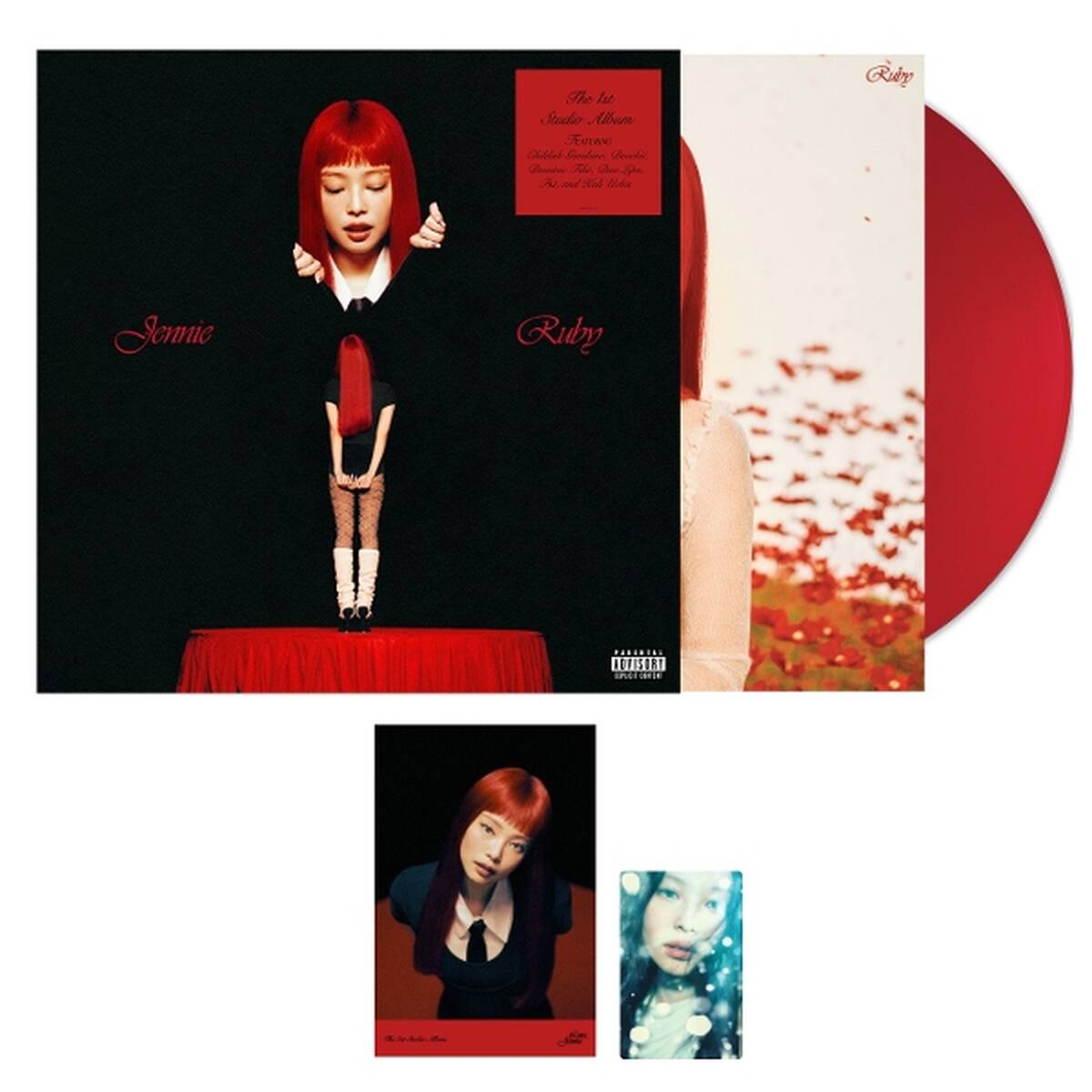 Jennie - Ruby (Opaque Apple Red / Incl. Mini Poster/Photocard/Postcard LP)