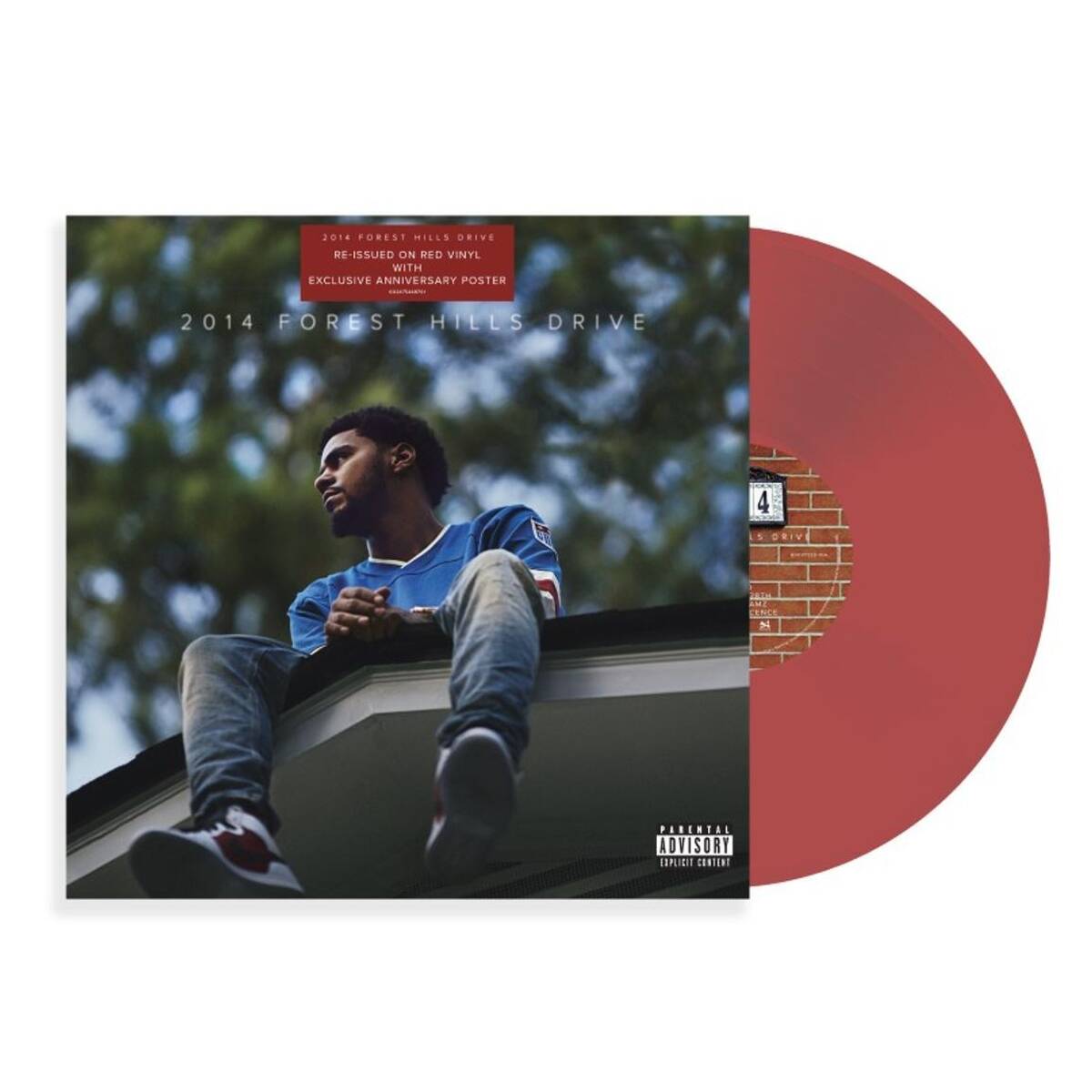 J. Cole - 2014 Forest Hills Drive (Red Coloured LP) – 3345 Record