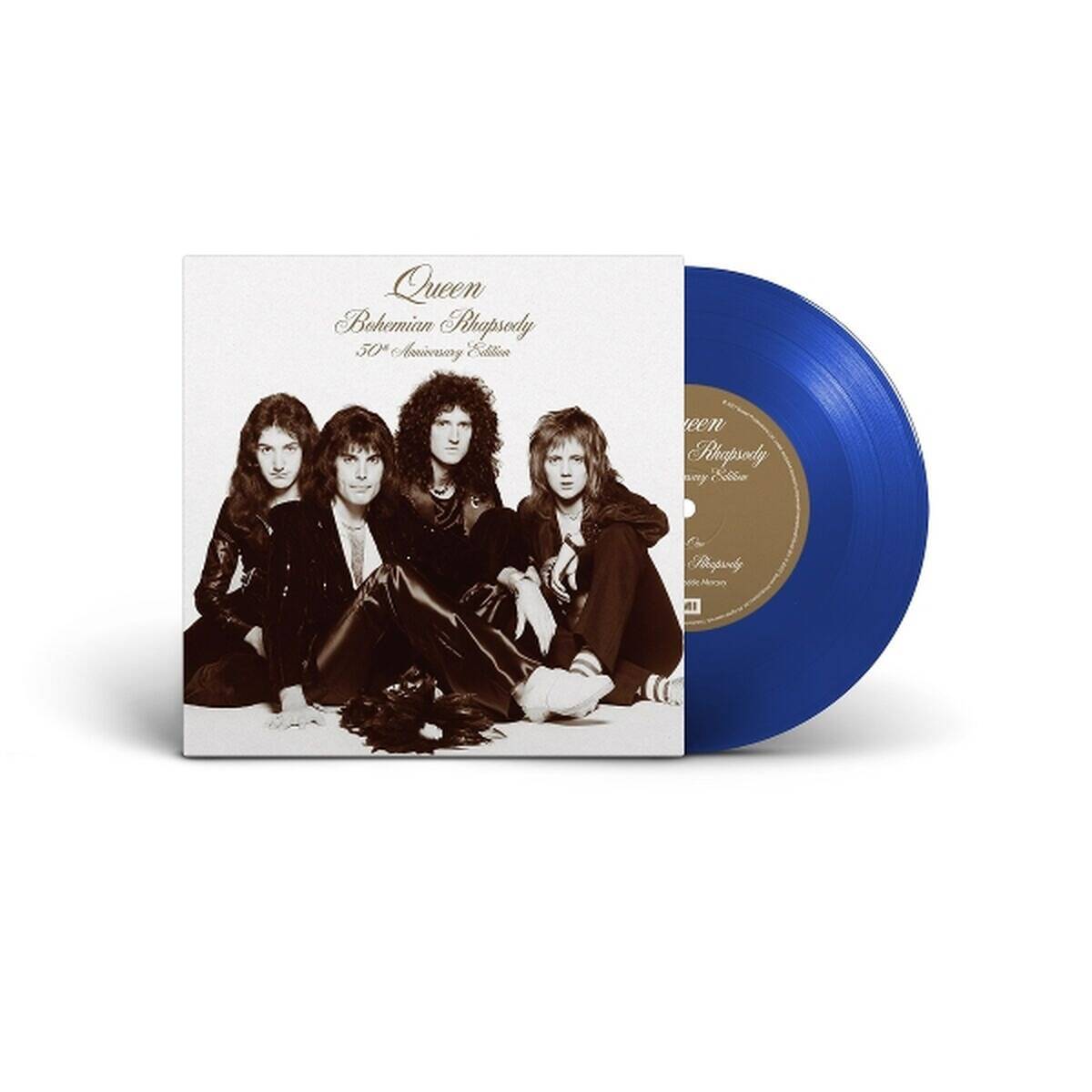 Queen - Bohemian Rhapsody – 50th Anniversary 7” Single (Limited Transparent Blue Vinyl 7")