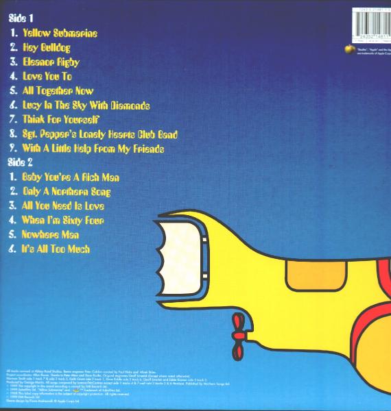 The Beatles - Yellow Submarine Songtrack