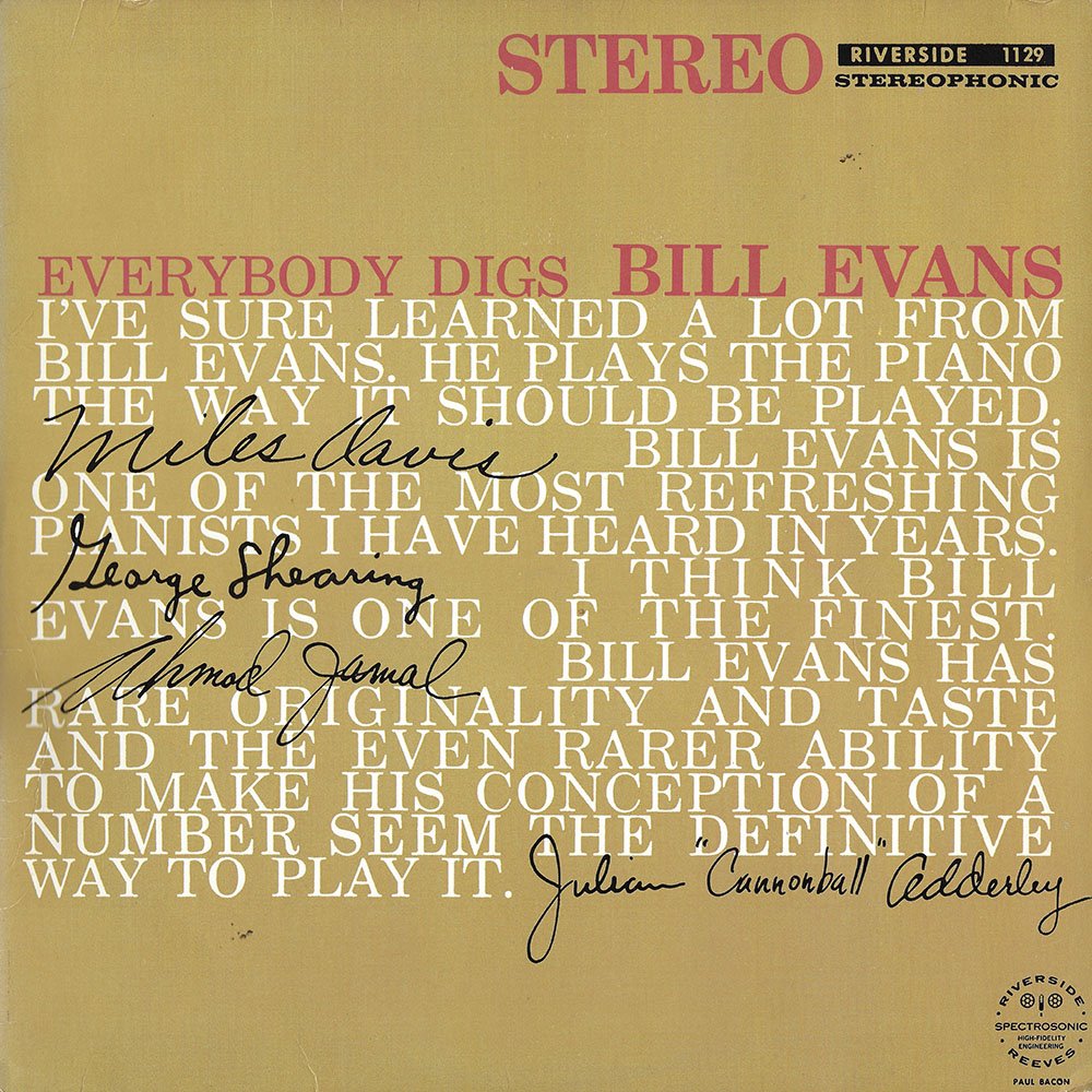Bill Evans Trio - Everybody Digs Bill Evans