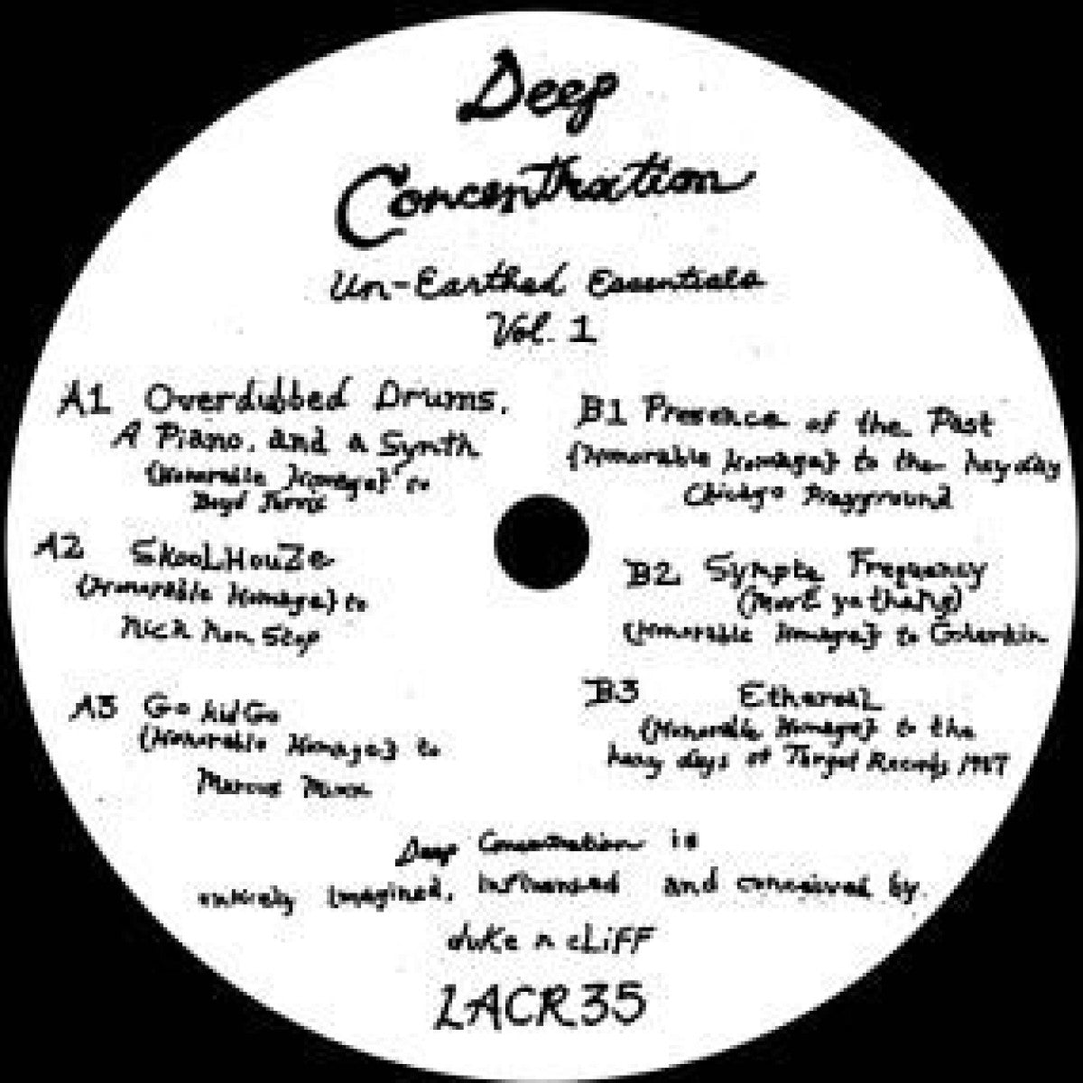 DEEP CONCENTRATION - UNEARTHED ESSENTIALS VOLUME 1