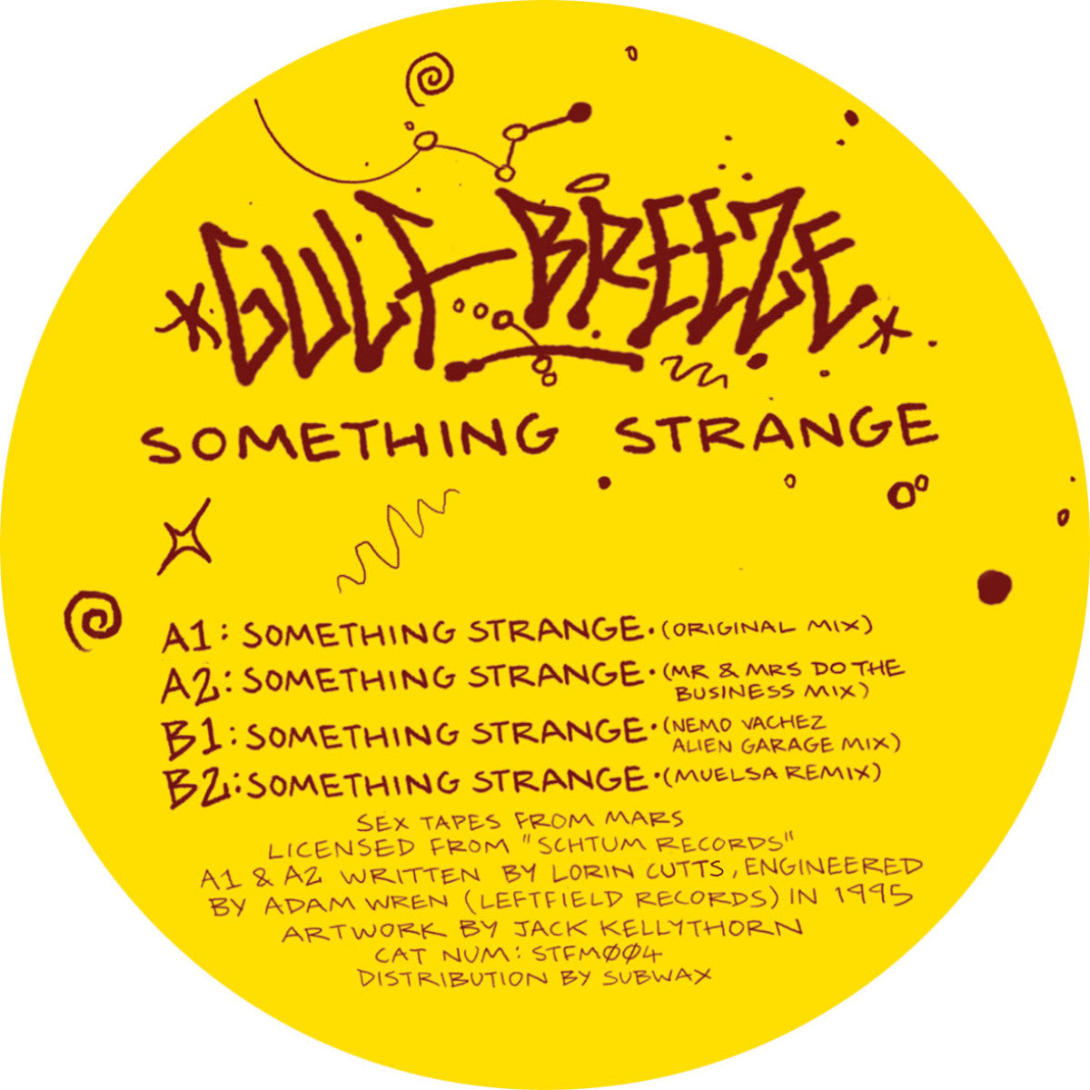 Gulf Breeze - Something Strange (Incl. Nemo Vachez & Muelsa Remixes) (12")