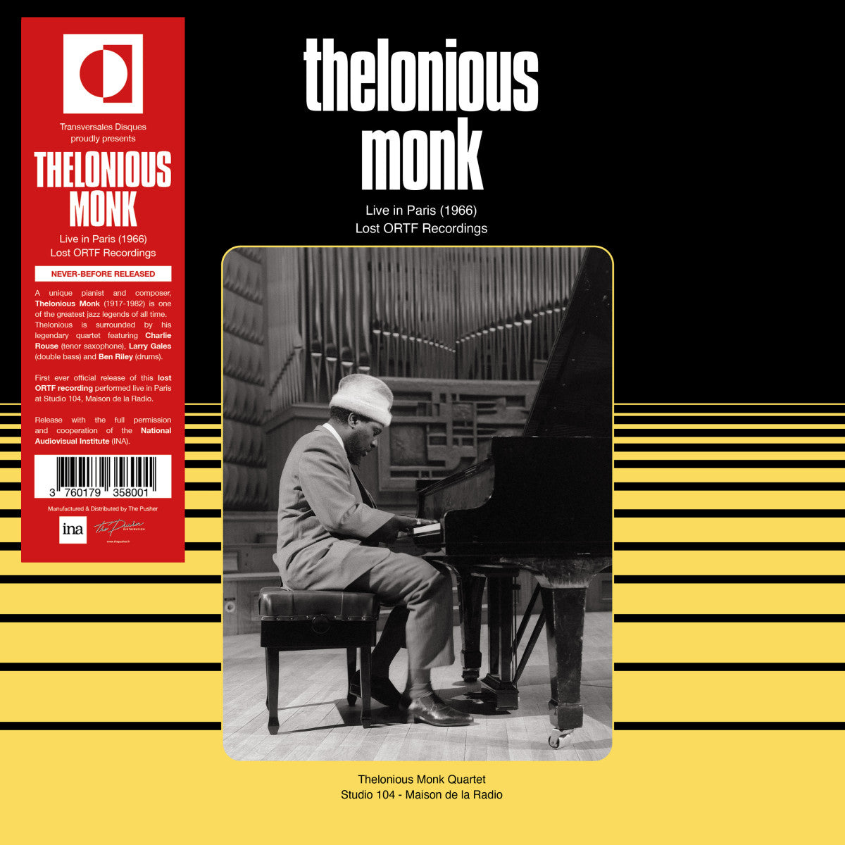 Thelonious Monk - Live In Paris 1966 - Lost ORTF Recording (LP)