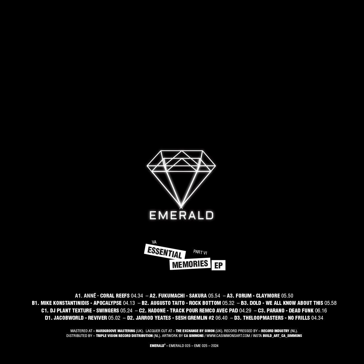 Various Artists - Essential Memories EP Part VI (LP)