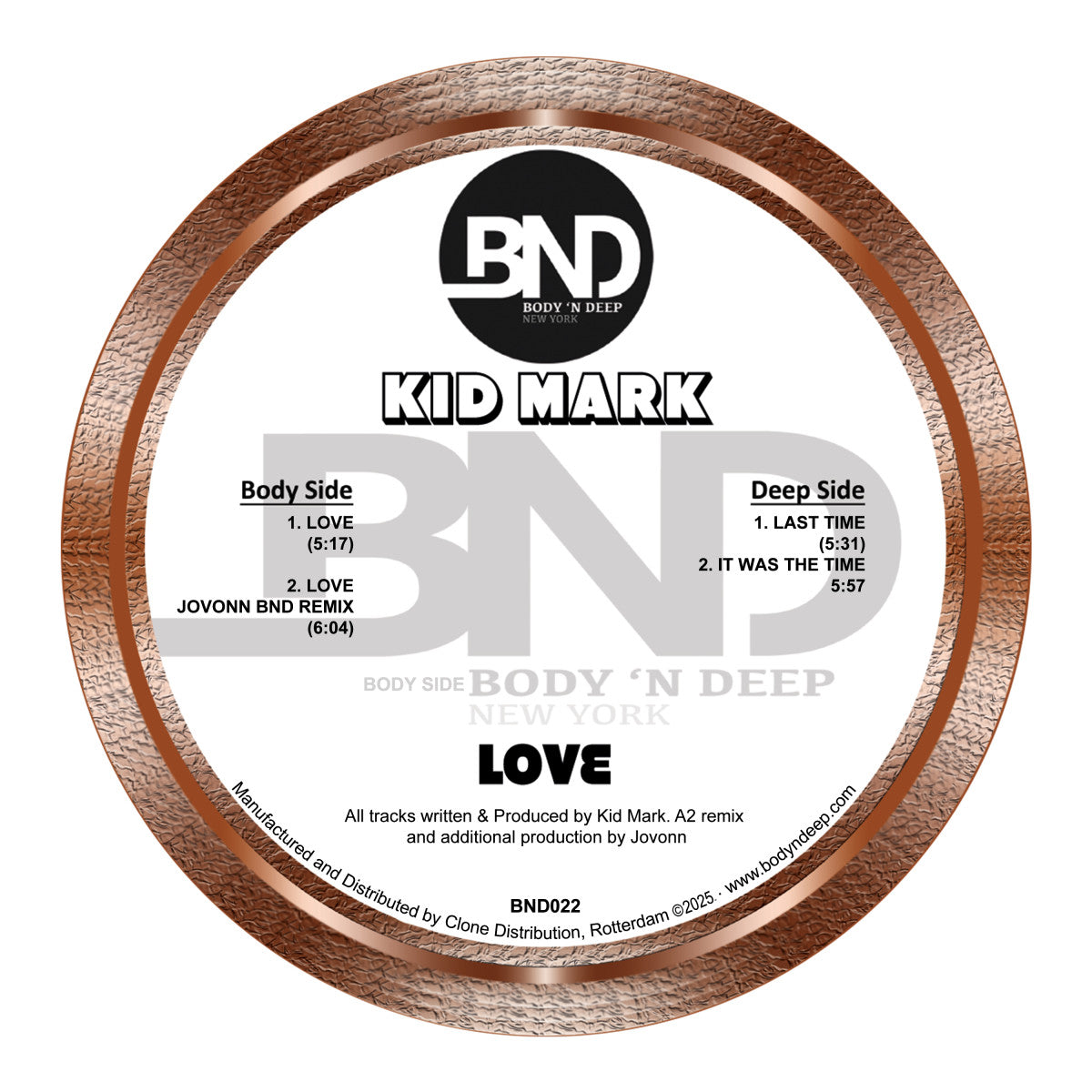 Kid Mark - Love (12")