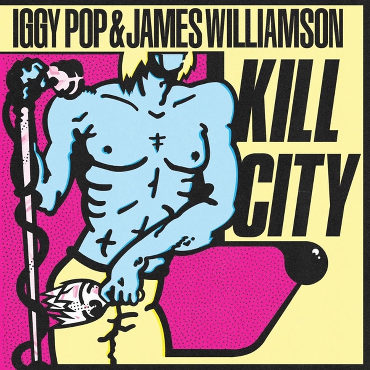 Iggy & James Williamson Pop - Kill City (Blue Clear Vinyl)