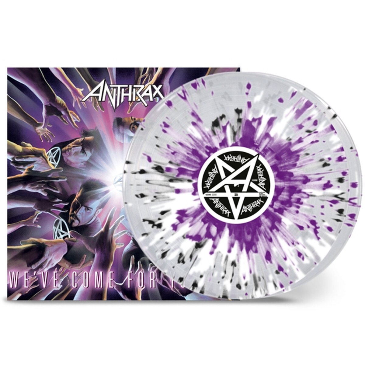 Anthrax - We've Come For You All (Clear White Purple Black Splatter Vinyl)