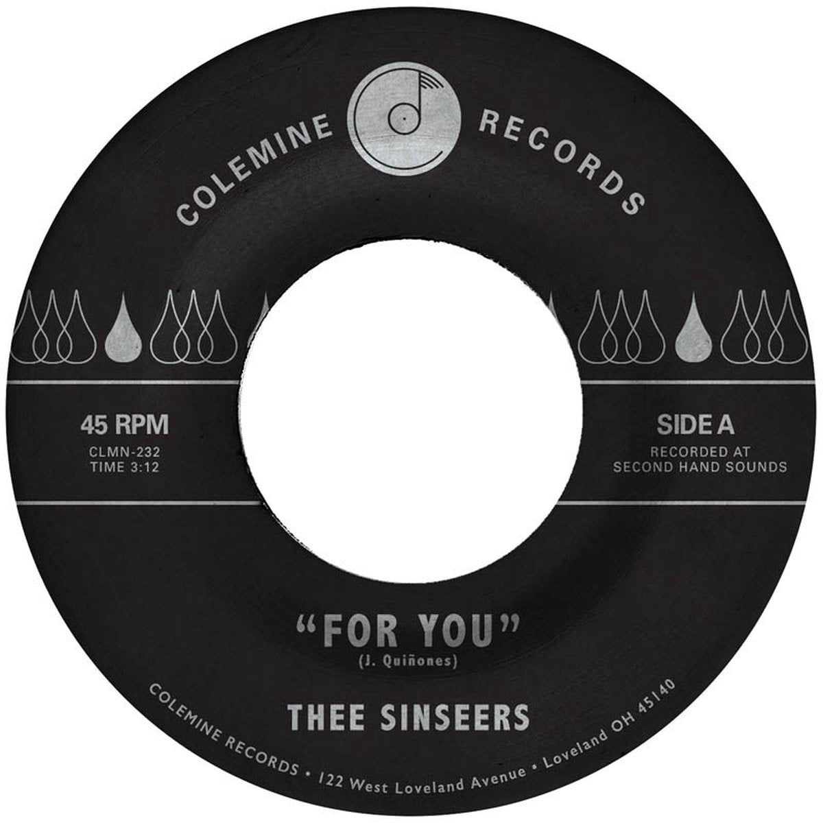Thee Sinseers - For You