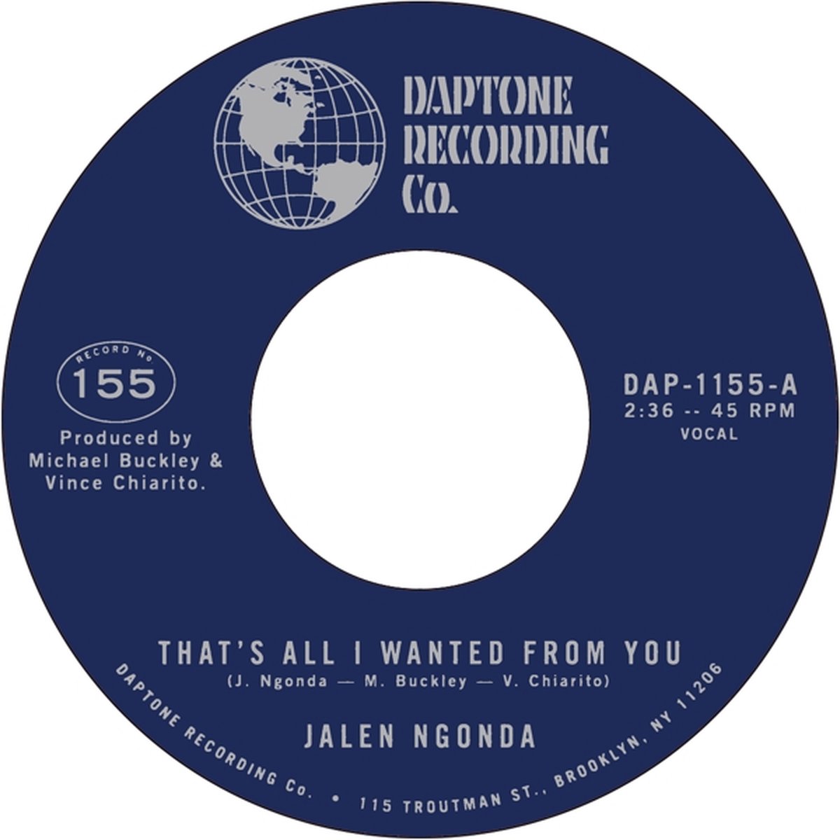 Jalen Ngonda - That S All I Wanted From You / So Glad I Found You (7")
