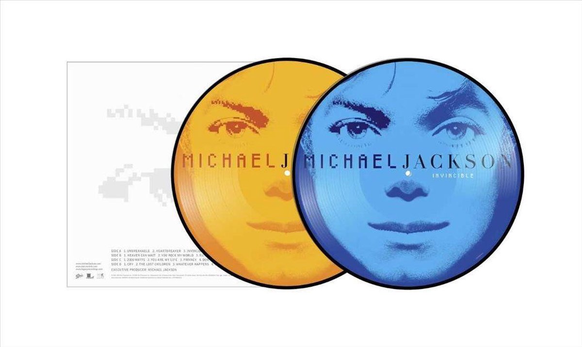 美品 Michael Jackson ‎Invincible LPレコード Michael Jackson - Invincible (Picture Disc Vinyl) – 3345 Record