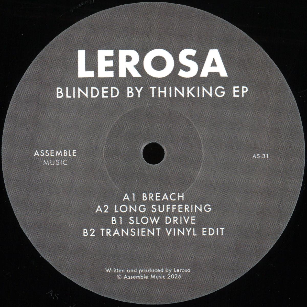 Lerosa - Blinded By Thinking (12")