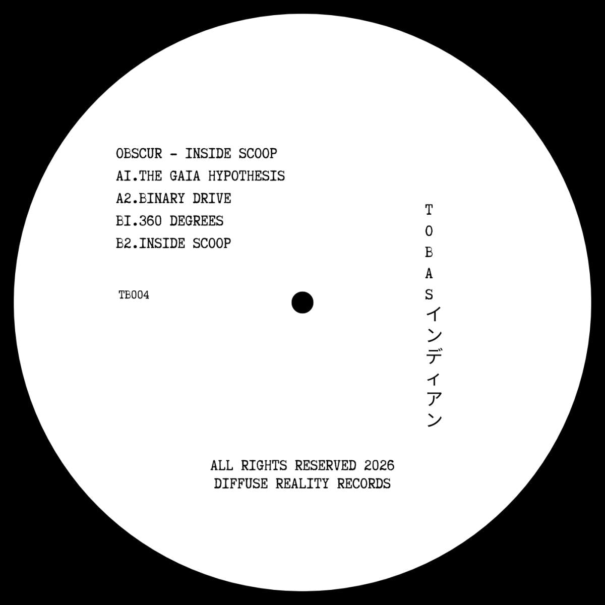 Obscur - Inside Scoop (12")