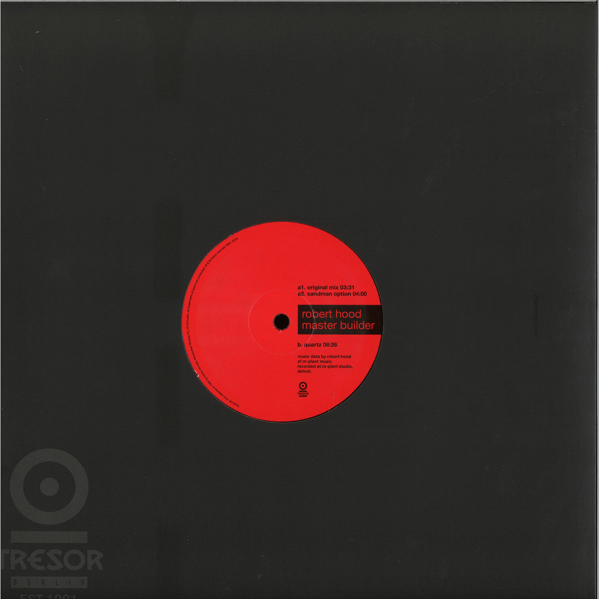 Robert Hood - Master Builder (2023 Repress)