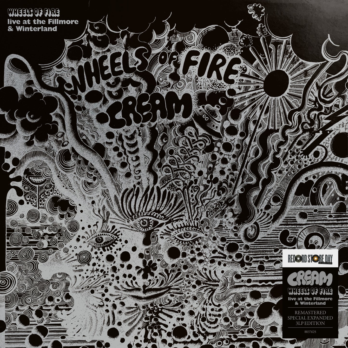 Cream - Wheels Of Fire (2026 Remaster) (140g Black Vinyl LP)