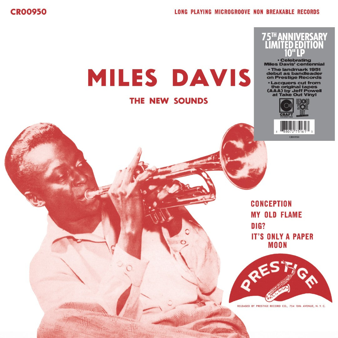 Miles Davis - The New Sounds (75th Anniversary Edition) (Black vinyl 10")