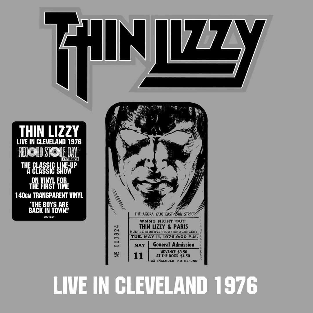 Thin Lizzy - Live In Cleveland 1976 (140g Transparent Vinyl LP)