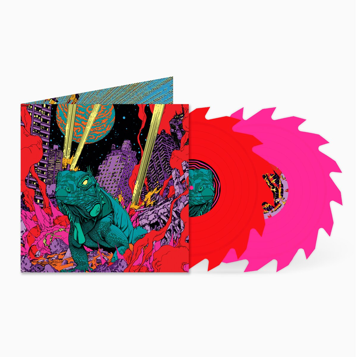 King Gizzard & The Lizard Wizard - PetroDragonic Apocalypse Live (Coloured Circular Saw Shaped Vinyl LP)