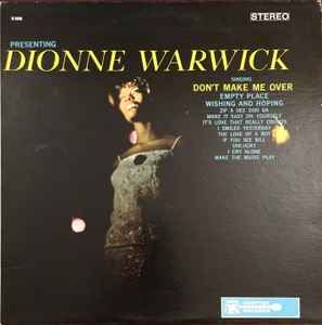 USED - Dionne Warwick - Presenting Dionne Warwick