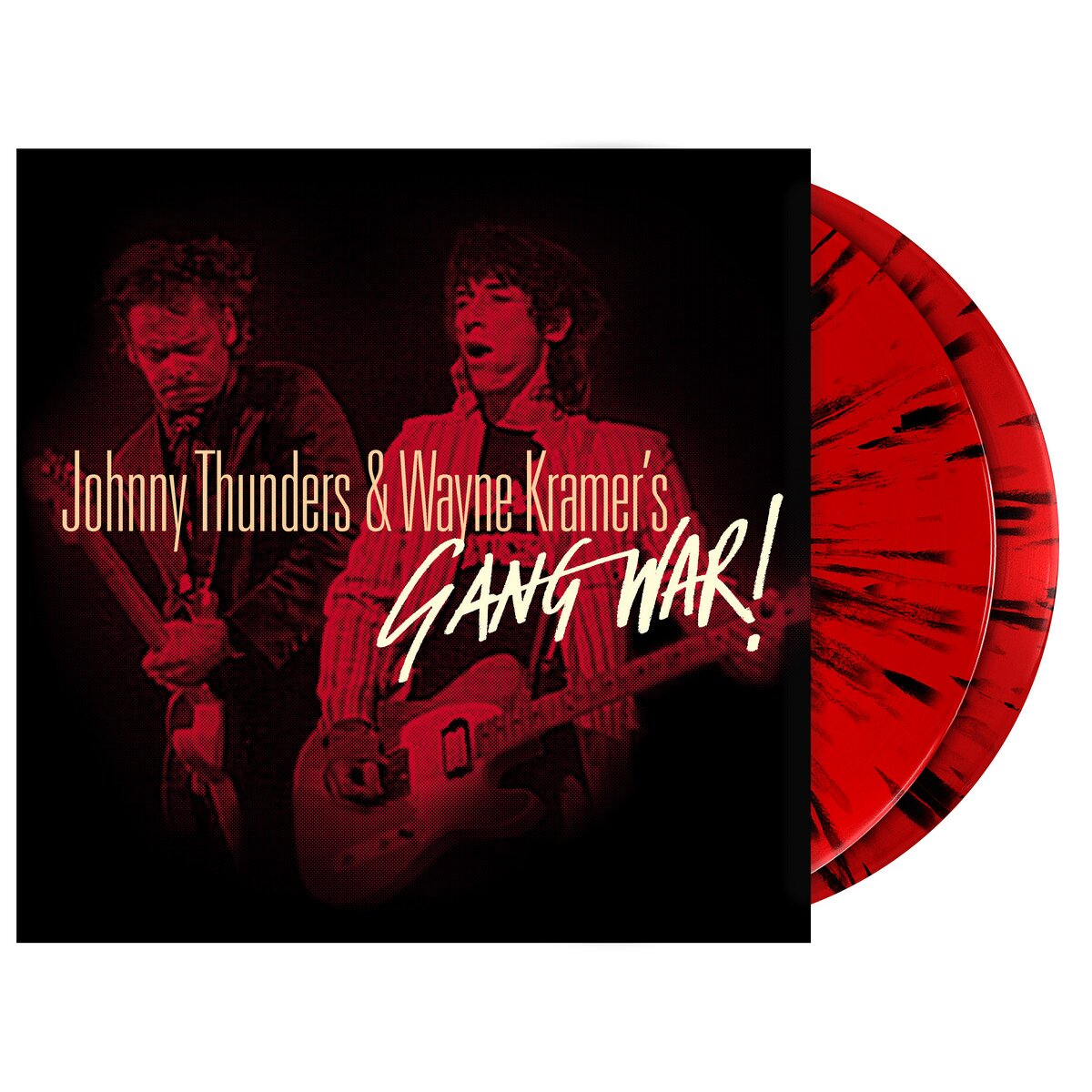 Johnny Thunders & Wayne Kramer - Gang War! (Red Black Splatter Vinyl LP)