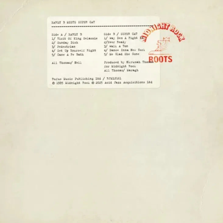 Early B & Super Cat - Early B Meets Super Cat (LP)