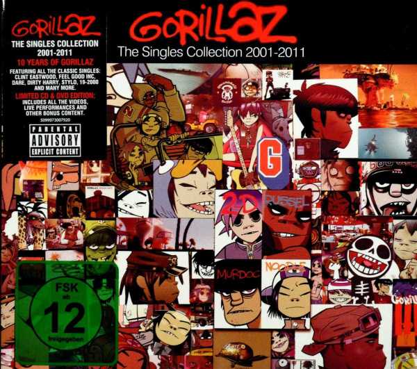 Gorillaz - Singles Collection 2001-2011 – 3345 Record Store The Hague