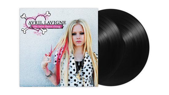 定番国産Avril Lavigne Best Damn Thing 限定ピンクカラーLP 洋楽
