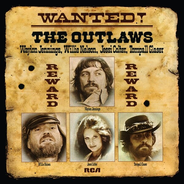 Waylon Jennings, Willie Nelson, Jessi Colter, Tompall Glaser - Wanted! The Outlaws (Gold Vinyl LP)
