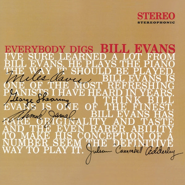 Bill Evans - Everybody Digs Bill Evans (LP)