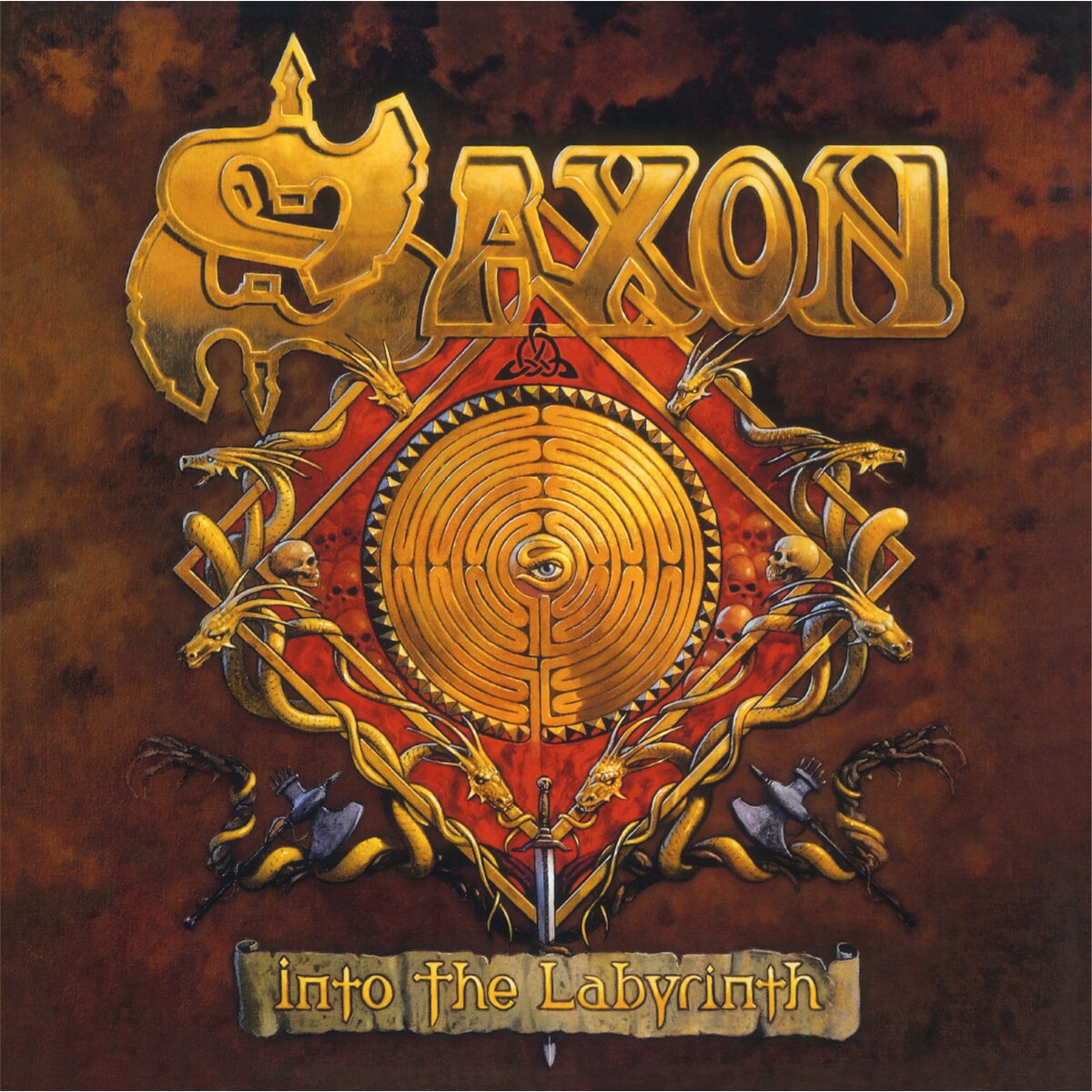 Saxon - Into The Labyrinth (Crystal Clear Vinyl LP)