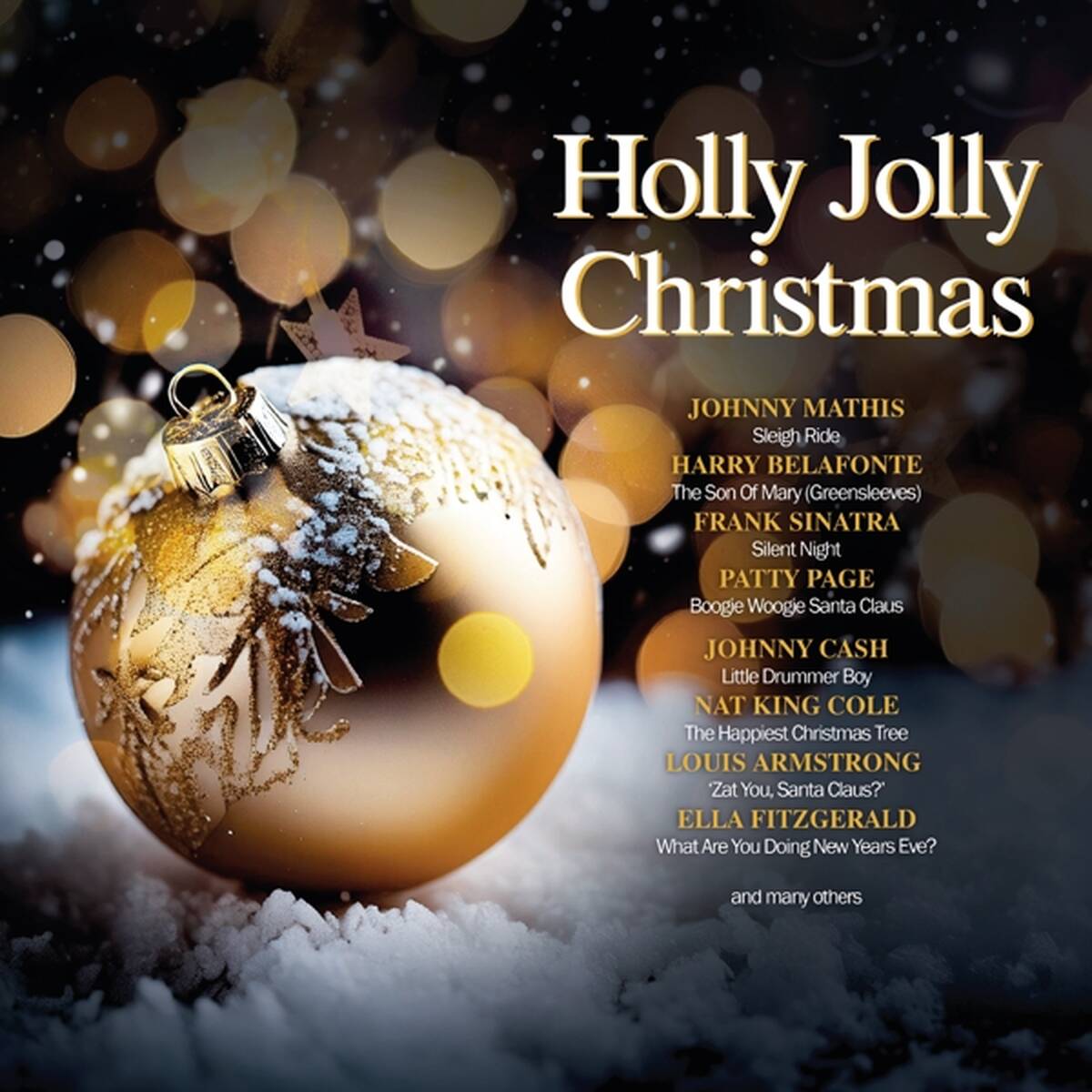 Various - Holly Jolly Christmas (Clear White Coloured LP)