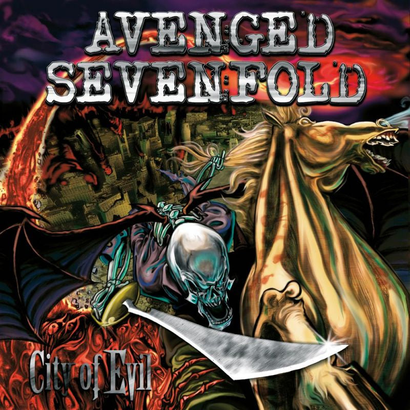 Avenged Sevenfold - City of Evil (Orange and Red Swirl Coloured LP)