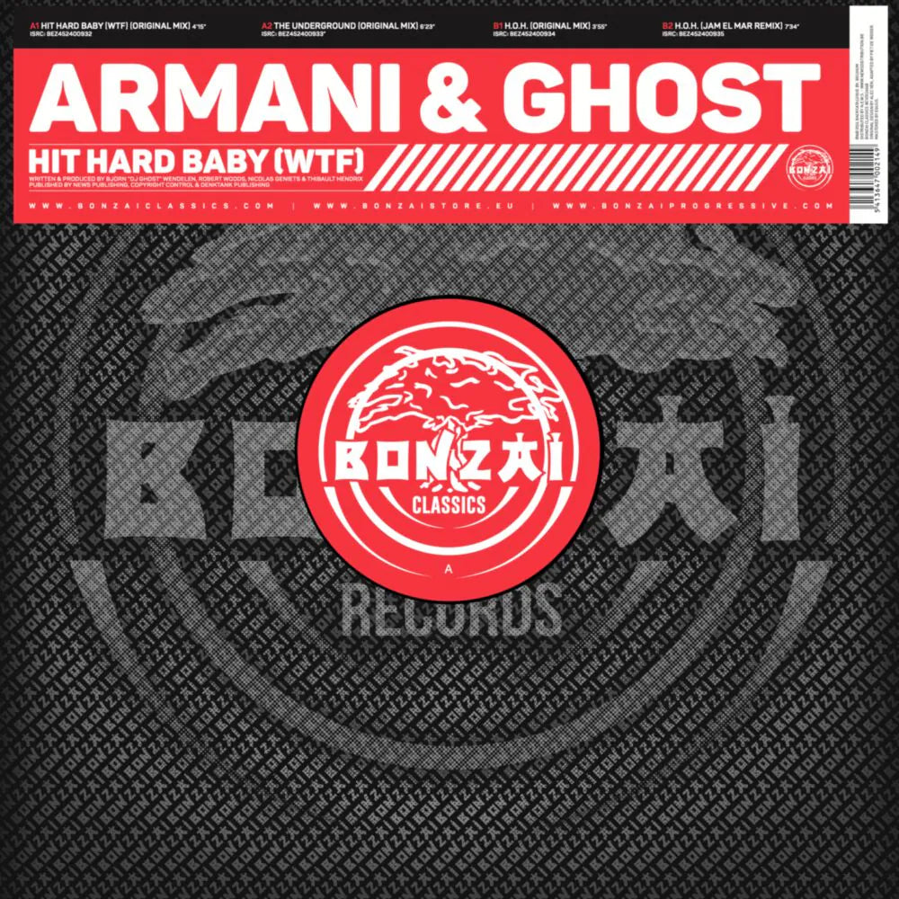 Armani & Ghost - Hit Hard Baby (Wtf) (12")
