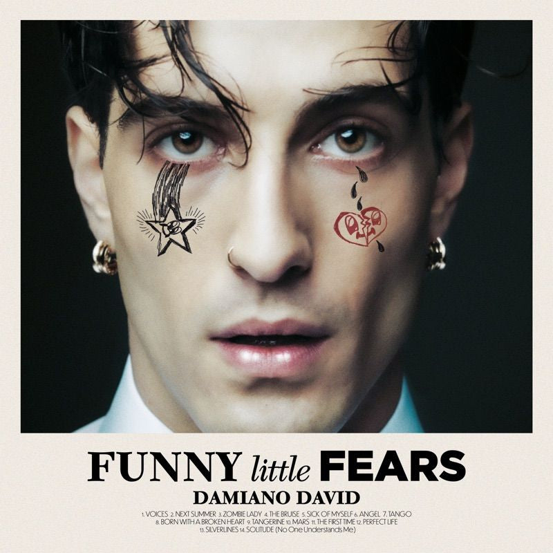 Damiano David - Funny Little Fears (Pink Coloured Vinyl With Handsigned Lyrics Insert LP)