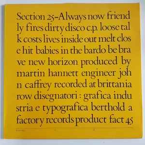 USED - Section 25 - Always Now