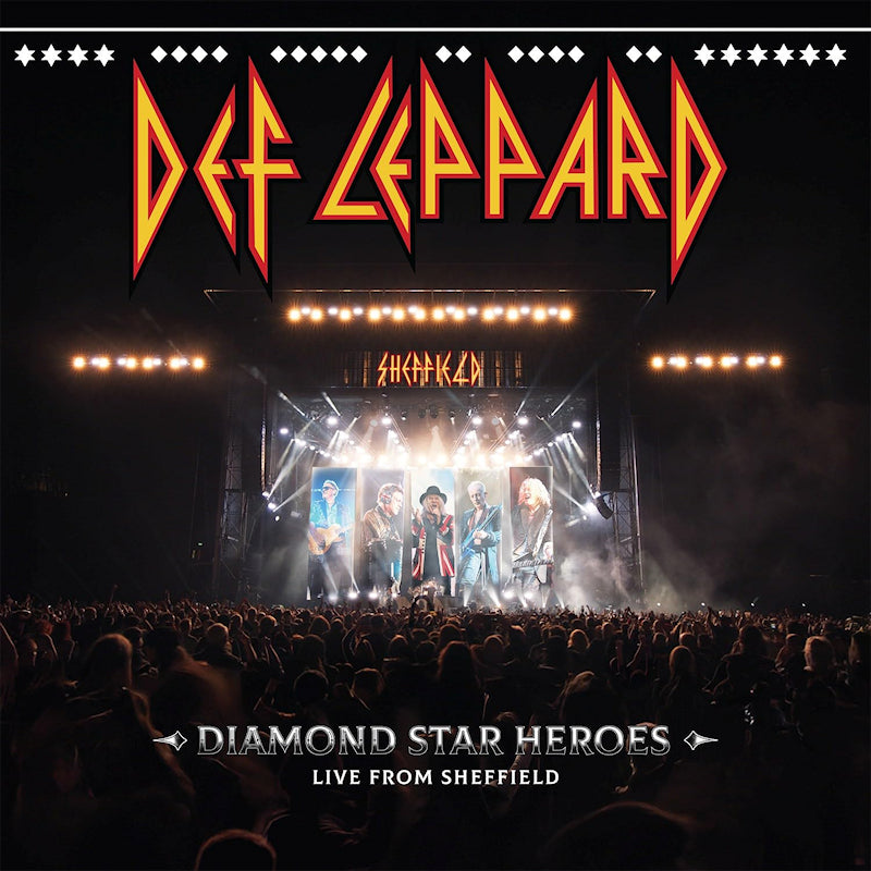 Def Leppard - Diamond Star Heroes Live From Sheffield (Black, Red & White Splatter Vinyl LP)