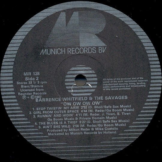 USED - Barrence Whitfield And The Savages - Ow! Ow! Ow!