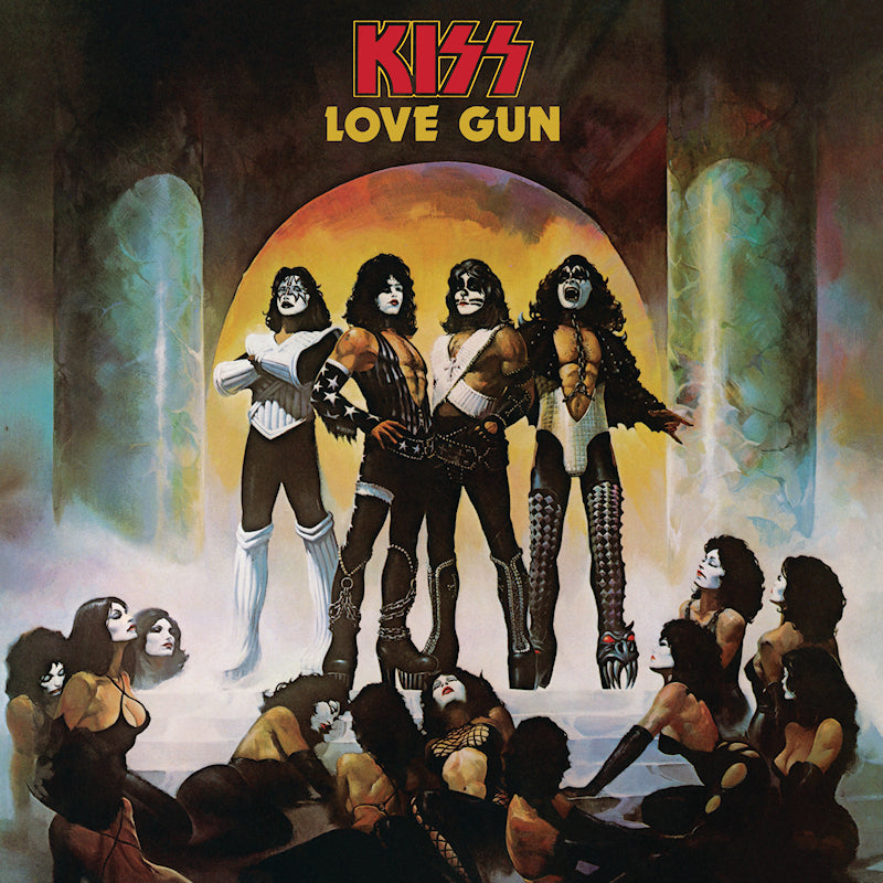 Kiss - Love Gun (Tangerine/Aqua Splatter Vinyl LP)