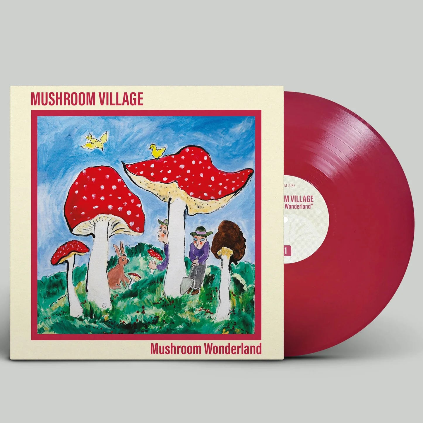 Mushroom Village - Mushroom Wonderland (Burgundi Red Vinyl LP)