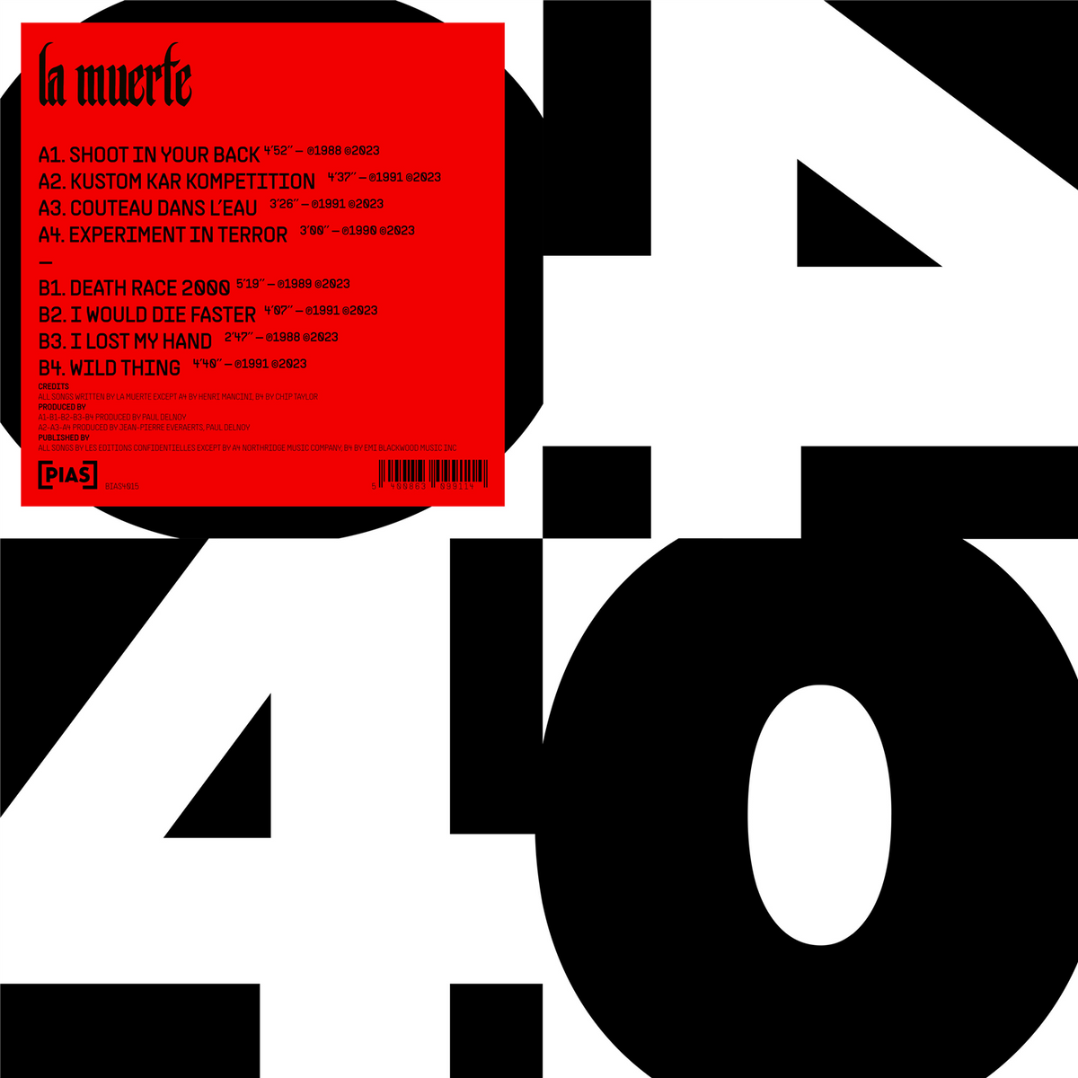 La Muerte - PIAS 40 (LP)