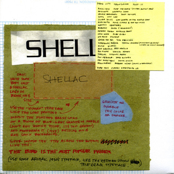 USED - Shellac - The Bird Is The Most Popular Finger