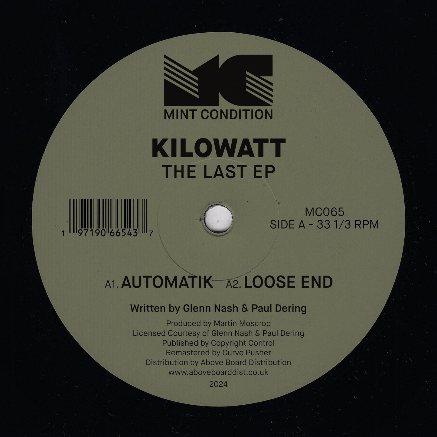 Kilowatt - The Last EP (12")