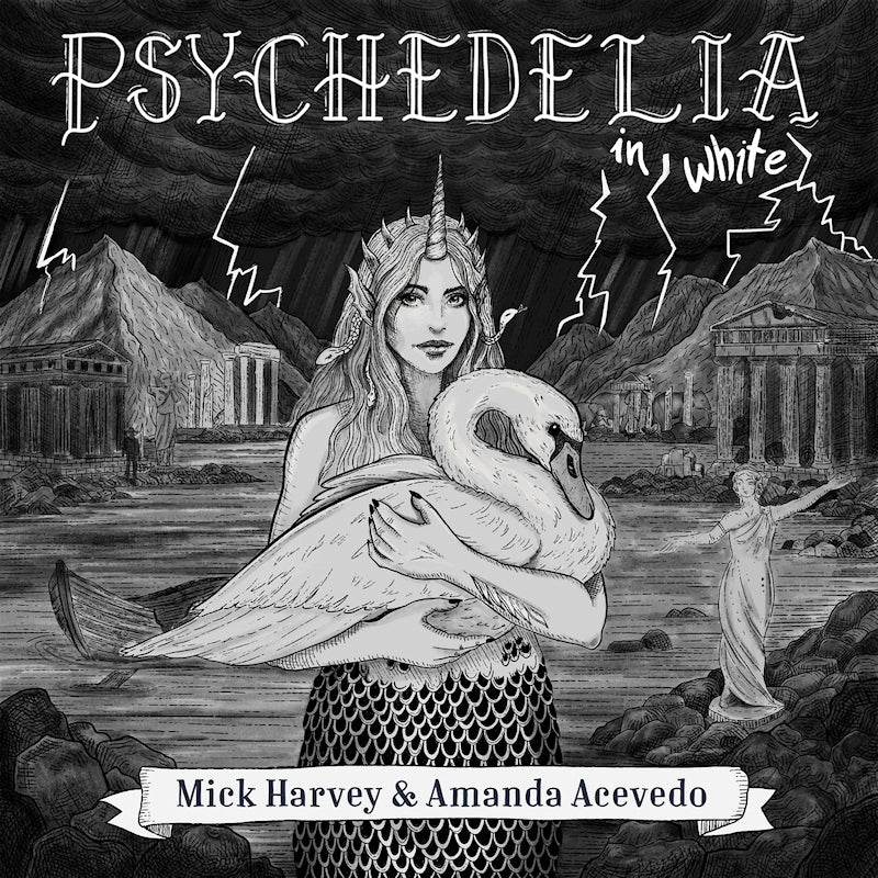 Mick Harvey & Amanda Acevedo - Psychedelia in White (White Vinyl LP)