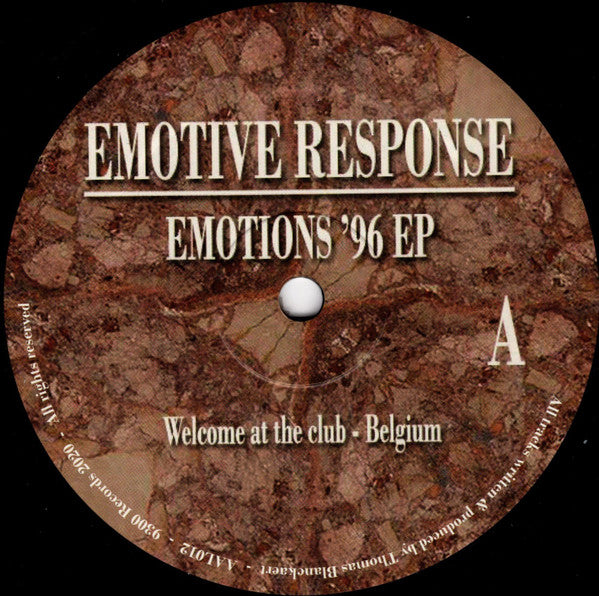 Emotive Response - Emotions '96 (12")