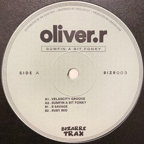 Oliver.r - Sumfin A Bit Fonky