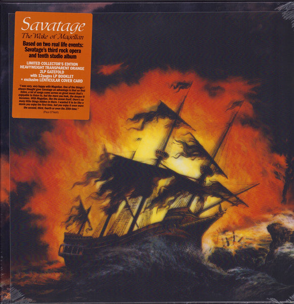 Savatage - Wake Of Magellan (Coloured) (Transparent Orange LP)