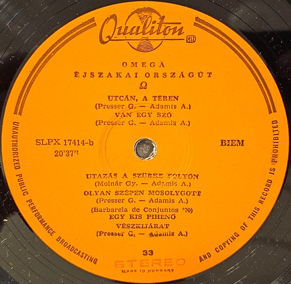 USED - Omega (5) - Éjszakai Országút