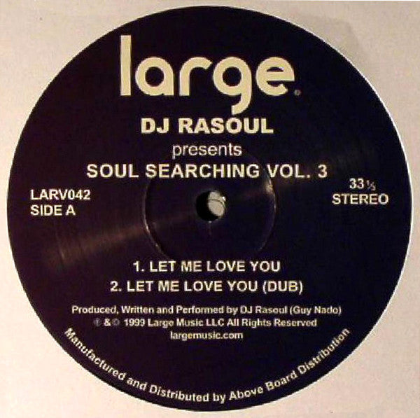 Dj Rasoul - Soul Searching Vol. 3 (12")